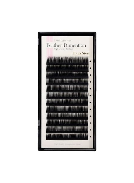 Feather Dimension 12 Lines J-Curl 13mmx0.06mm