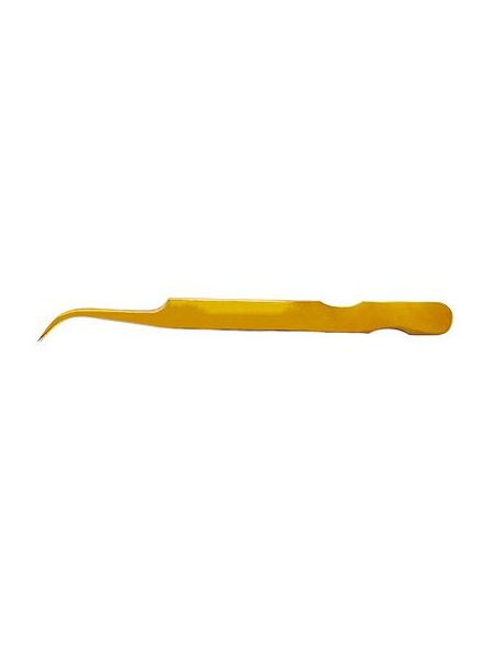Standard Gold Tweezer Angle Curved type 2