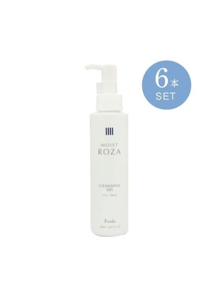 MOIST ROZA -Oil free facial and eye cleansing gel - 6pc 
