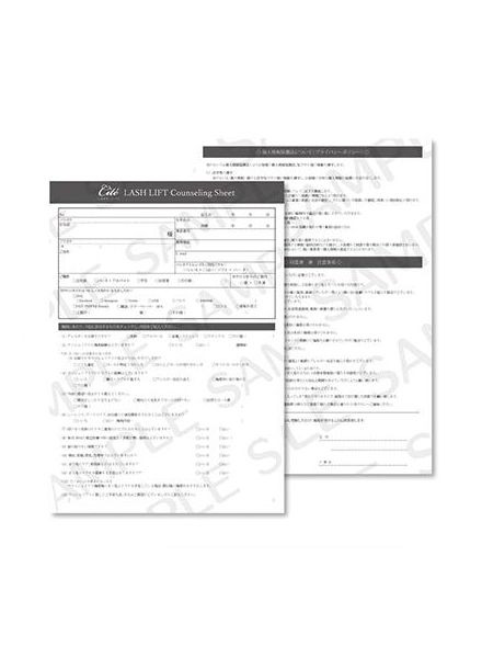 Consulting/Consent/Precautions Form (Japanese)