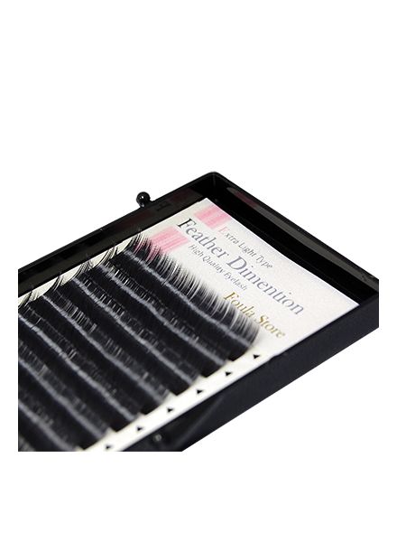 Feather Dimension 12 Lines J-Curl 0.06mmx9-13mm MIX