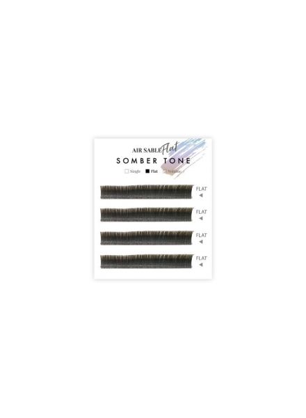 Air Sable Flat Grey 4 Lines J curl 0.15mm×13mm