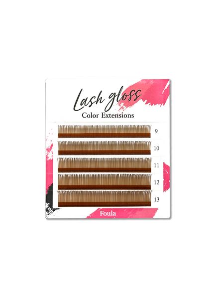 Lash Gloss Light Brown J(B) Curl 0.15mm×13mm