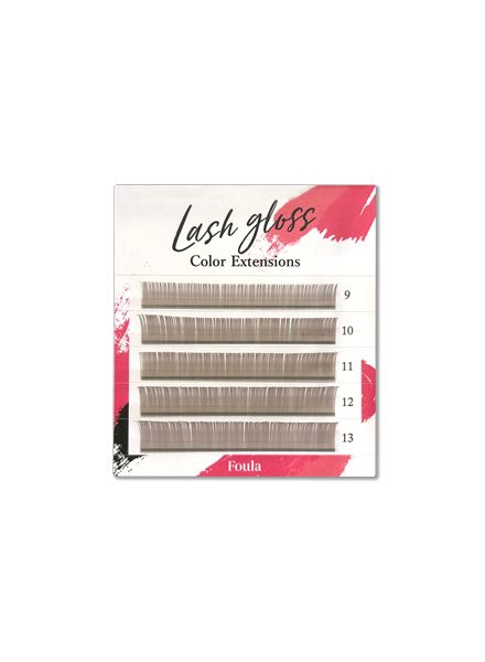 Lash Gloss Sand Gray J(B) Curl 0.15mm×9mm