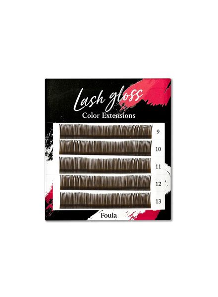 Lash Gloss Ash Brown J(B) Curl 0.15mm×9mm